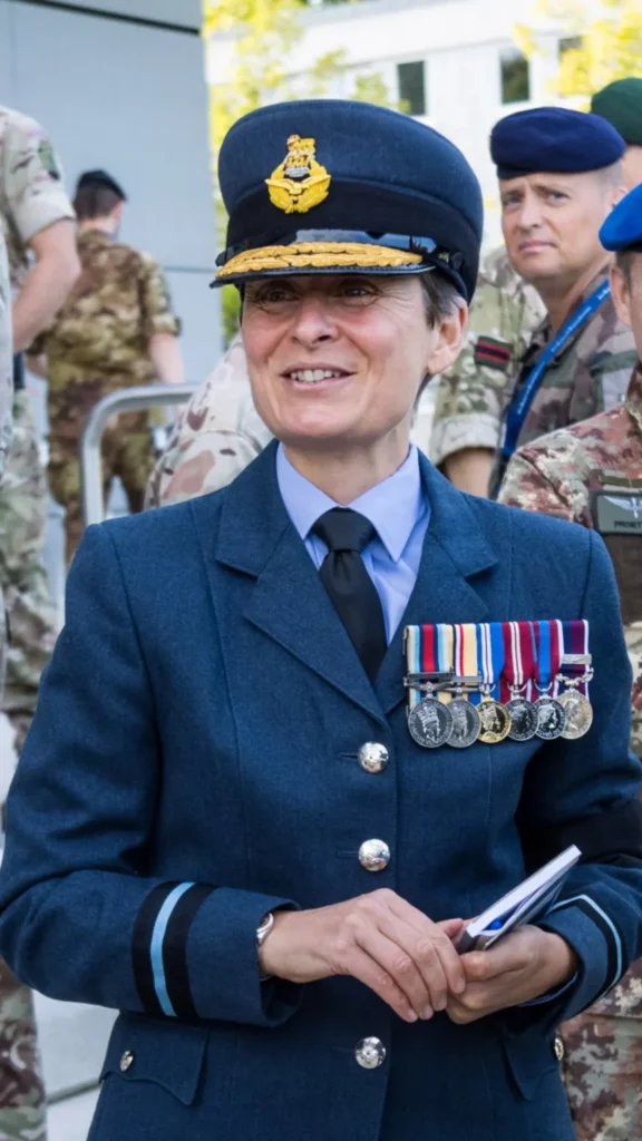 Headshot of Air Commodore Elizabeth Purcell