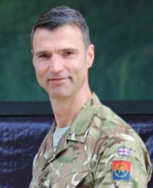Headshot of Major General John Swift OBE