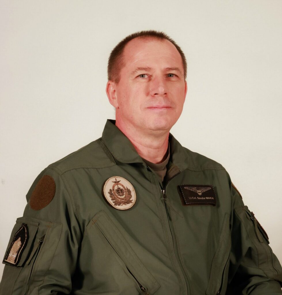Headshot of Lieutenant Colonel Sándor Makai