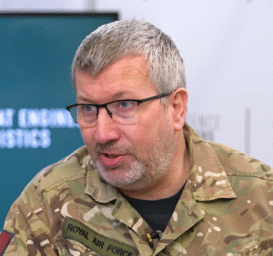 Headshot of Squadron Leader Michael Neaves