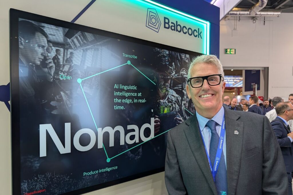 Babcock Mission Systems CEO Neal Misell described Nomad as a product that will “break boundaries” for U.K. defence.