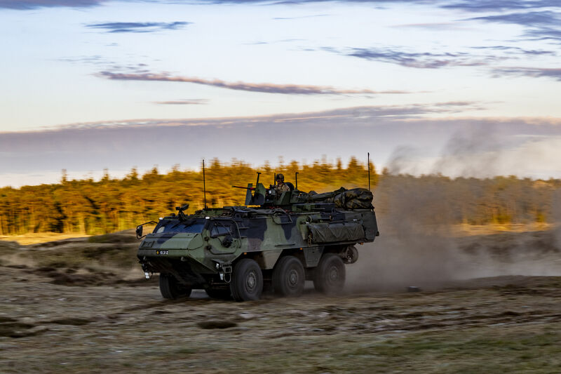 Patria Piranha III armoured fighting vehicle