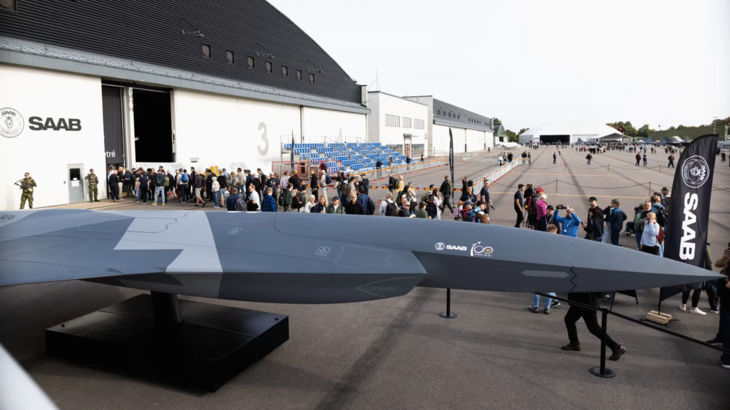 Saab Unveils A3-001 Uncrewed Combat Air Concept at Swedish Air Show