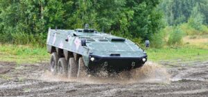 Patria Demonstrates Remote Control of AMV Armoured Vehicle Across 7,800 Kilometres