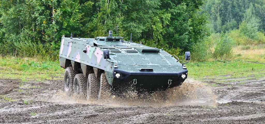 Patria Demonstrates Remote Control of AMV Armoured Vehicle Across 7,800 Kilometres