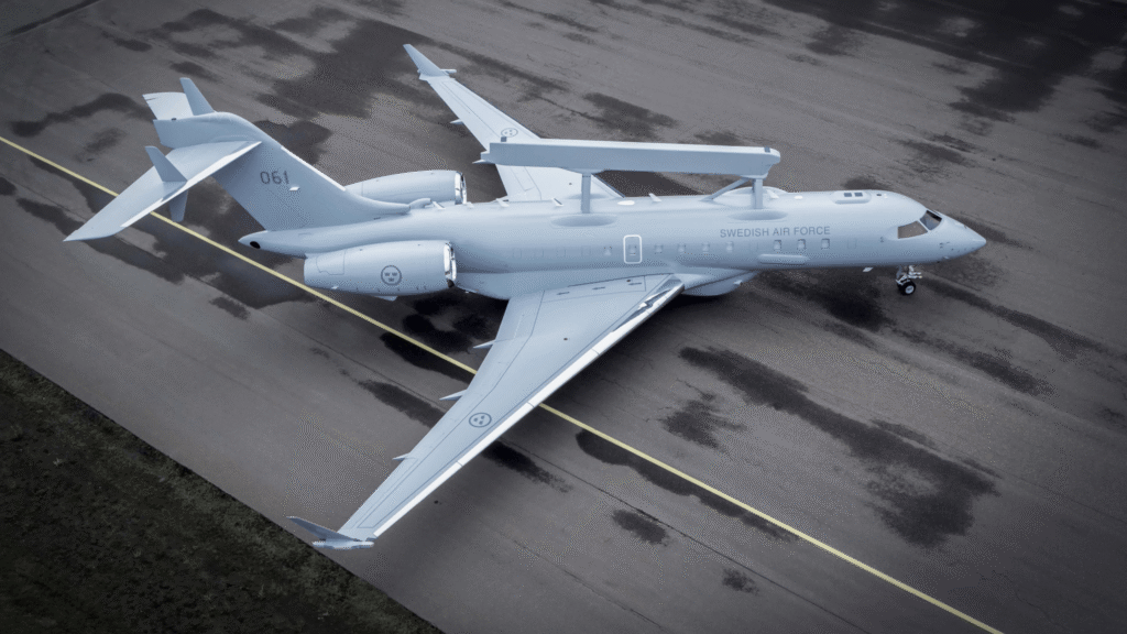 Saab Unveils Sweden’s First GlobalEye Airborne Early Warning Aircraft